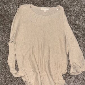 Michael Kors Tan Knit Top